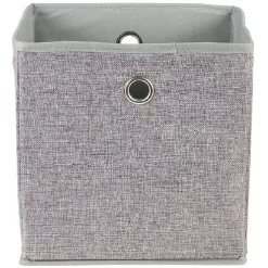 Rangement|Gifi Panier de rangement polyester gris