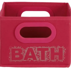 Rangement|Gifi Panier de rangement rouge