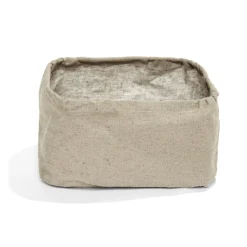 Rangement|Gifi Panier de rangement vert ou marron 17x12xH10cm - 2 modèles