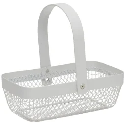 Rangement|Gifi Panier en métal noir ou blanc