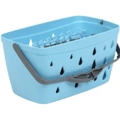 Entretien Du Linge|Gifi Panier et 30 pinces à linge bleu gris