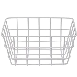 Entretien Du Linge|Gifi Panier métal filaire blanc