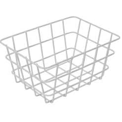 Entretien Du Linge|Gifi Panier métal filaire blanc