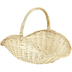 New Gifi Panier porte bûche osier petit modèle