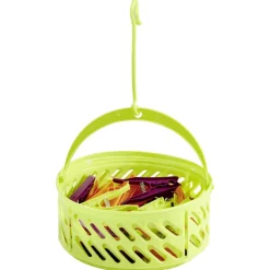 Entretien Du Linge|Gifi Panier rond avec pince à linge x 30
