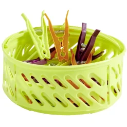 Entretien Du Linge|Gifi Panier rond avec pince à linge x 30