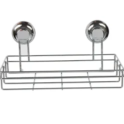 Outlet Gifi Panier serviteur de douche à ventouse inox