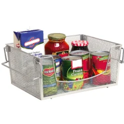 Panier superposable gris argenté^Gifi Hot