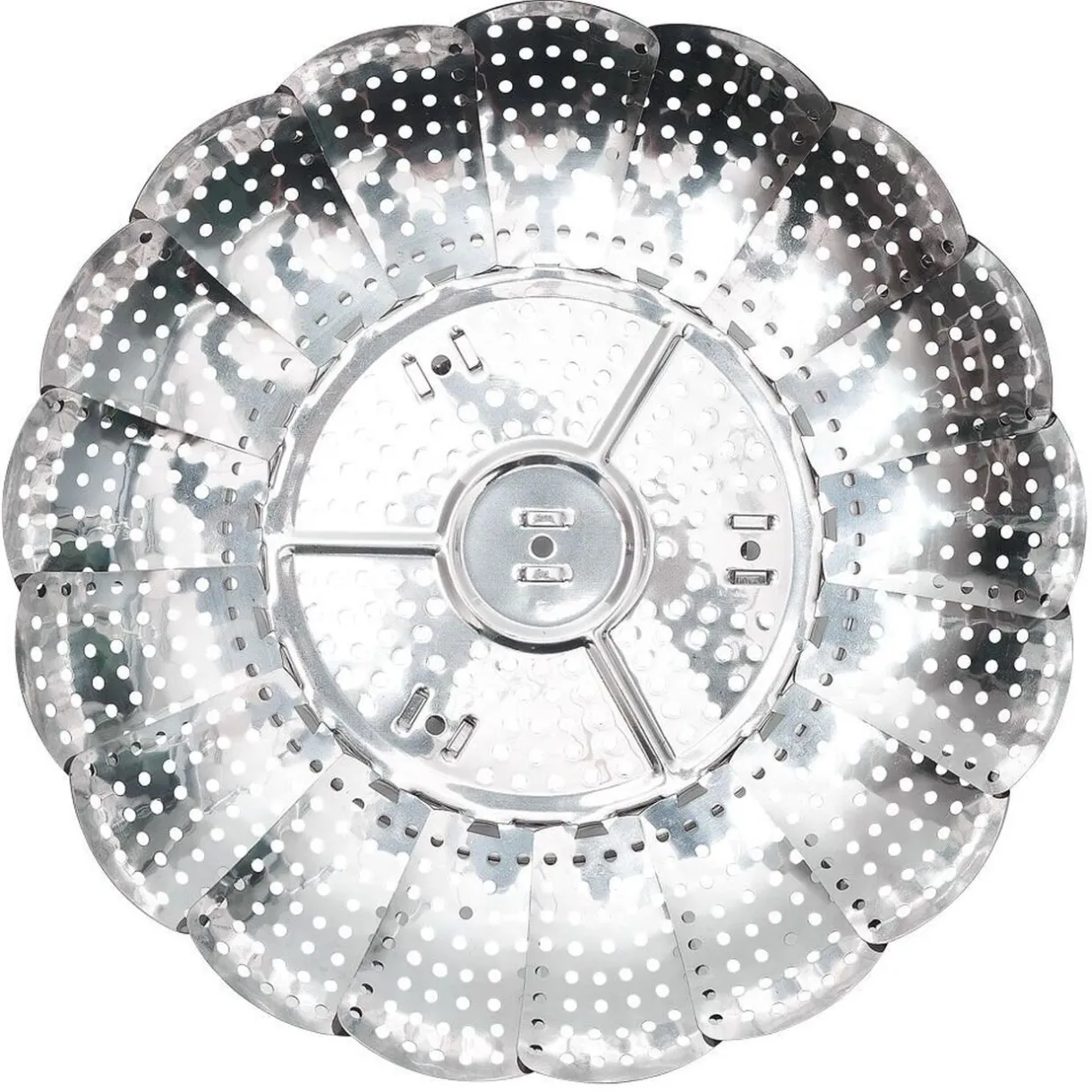 Panier vapeur réglable métal gris Ø28,5xH9,5cm^Gifi Discount