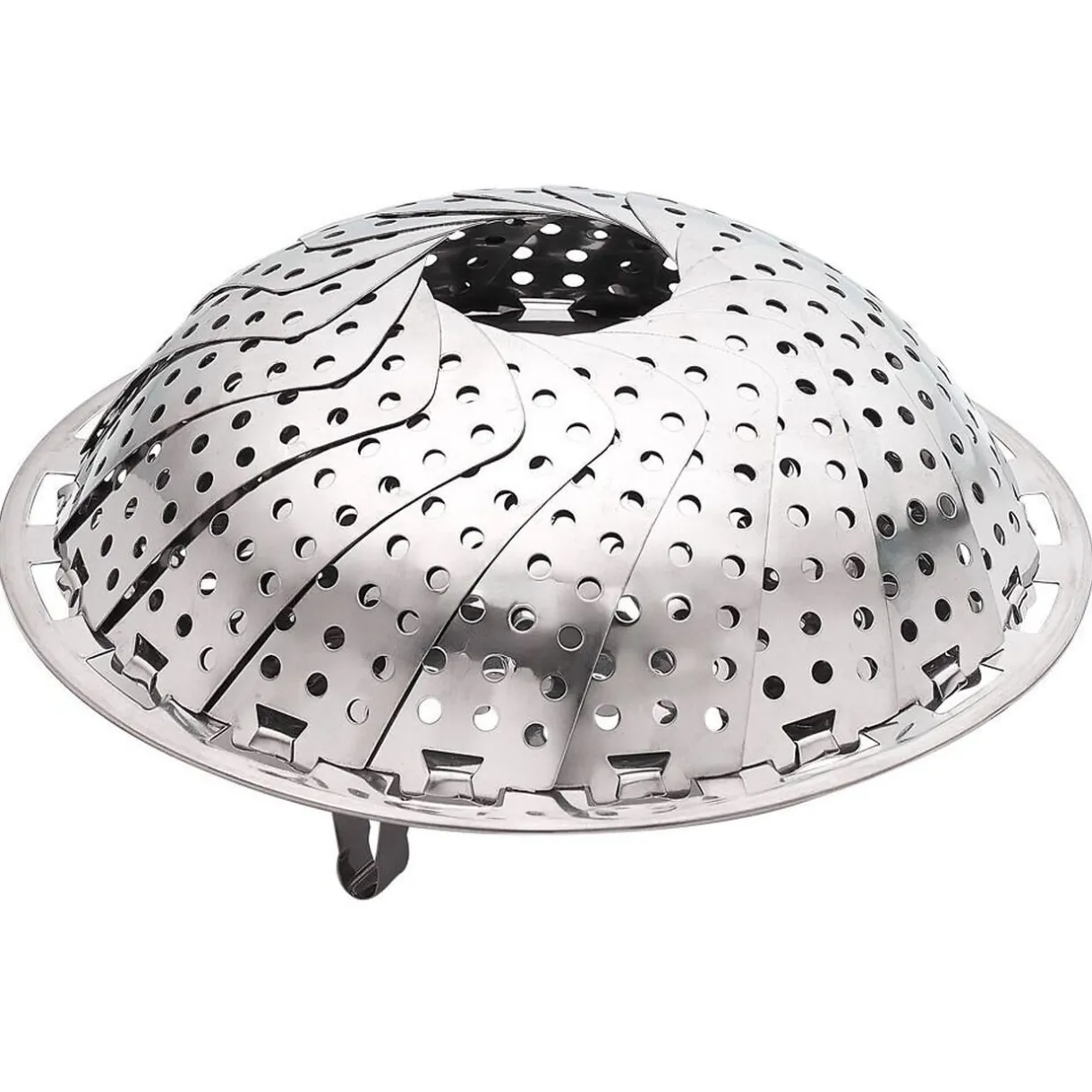 Panier vapeur réglable métal gris Ø28,5xH9,5cm^Gifi Discount