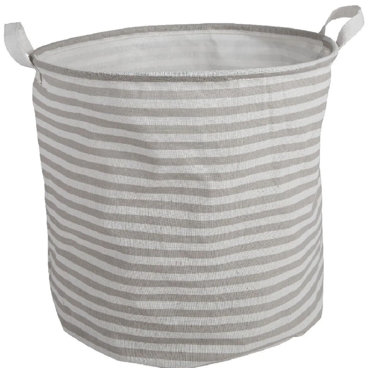 Entretien Du Linge|Gifi Panière à linge coton motif rayures x3