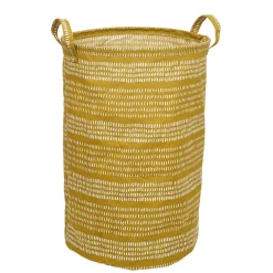 Entretien Du Linge|Gifi Panière à linge en tissu Ø40xH60cm