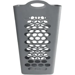 Entretien Du Linge|Gifi Panière à linge flexible 70 L grise