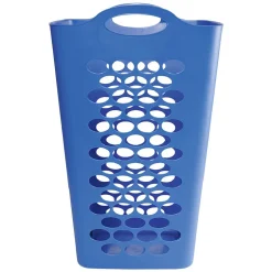 Entretien Du Linge|Gifi Panière à linge flexible 70 L bleue