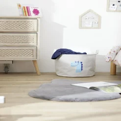 Entretien Du Linge|Gifi Panière à linge licorne en toile Ø30xH25cm