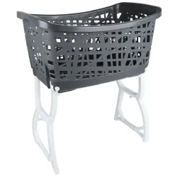Entretien Du Linge|Gifi Panière à linge sur pieds et roulettes
