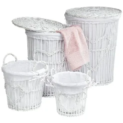 Rangement|Gifi Panière avec couvercle Cora MM