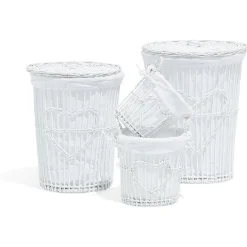 Rangement|Gifi Panière avec couvercle Cora MM