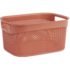 Entretien Du Linge|Gifi Panière avec poignée plastique ajouré 9L