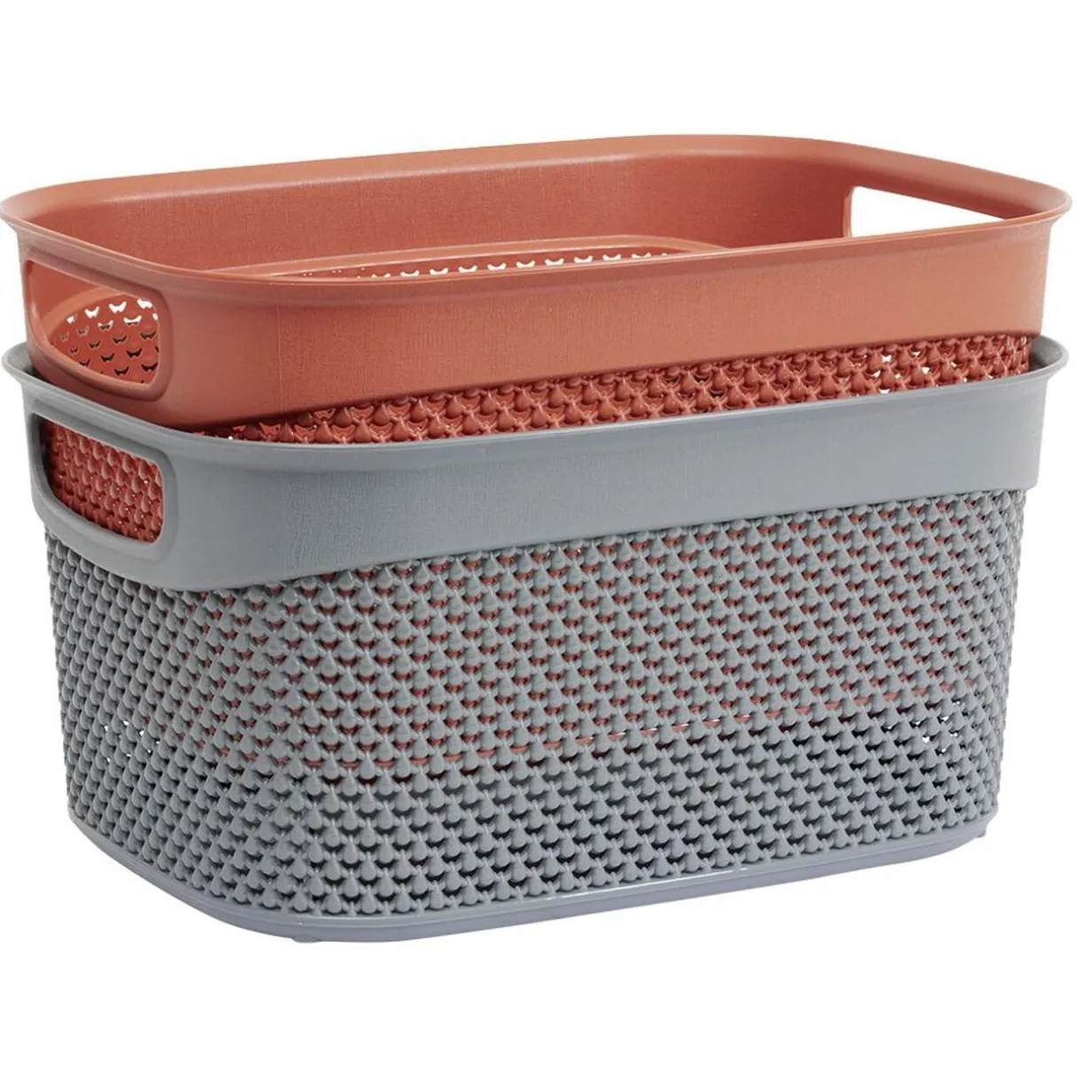 Entretien Du Linge|Gifi Panière avec poignée plastique ajouré 9L