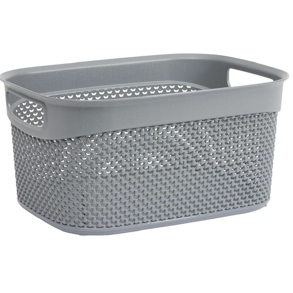 Entretien Du Linge|Gifi Panière avec poignée plastique ajouré 9L