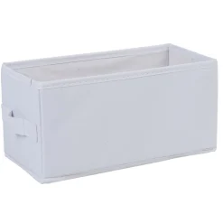 Rangement|Gifi Panière blanche rectangulaire Box Cube