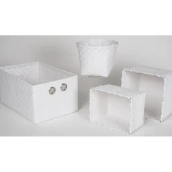 Rangement|Gifi Panière blanche x4