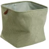 Rangement|Gifi Panière Box Cube effet velours 31x31x31cm vert