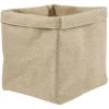 Rangement|Gifi Panière Box Cube jute 31x31x31cm beige