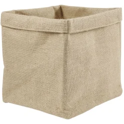 Rangement|Gifi Panière Box Cube jute 31x31x31cm beige