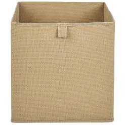 Rangement|Gifi Panière Box Cube unie beige 31x29x31cm