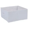 Rangement|Gifi Panière Box Cube 31x15x31cm blanc