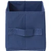 Rangement|Gifi Panière Box Cube 15x31x15cm bleu jean