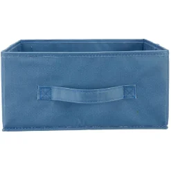 Rangement|Gifi Panière Box Cube 31x29x15cm bleu