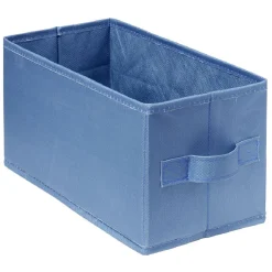 Rangement|Gifi Panière Box Cube 15x29x15cm bleu