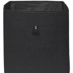 Rangement|Gifi Panière Box Cube 31x29x31cm feutrine noir