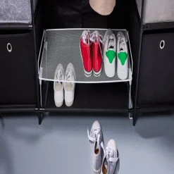 Rangement|Gifi Panière Box Cube 31x29x31cm feutrine gris