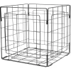 Rangement|Gifi Panière Box Cube 31x31x31cm métal noir