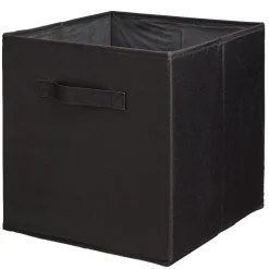 Rangement|Gifi Panière Box Cube 31x31x31cm noir