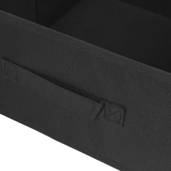 Rangement|Gifi Panière Box Cube 31x15x31cm noir