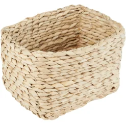 Rangement|Gifi Panière carrée imitation osier naturel