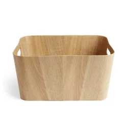 Rangement|Gifi Panière carton et papier imitation bois 40x30xH20cm