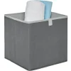 Rangement|Gifi Panière cube gris anthracite et gris clair