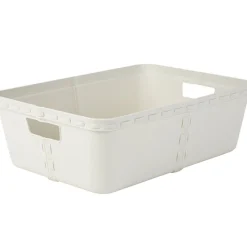 Rangement|Gifi Panière de rangement 5 L blanche