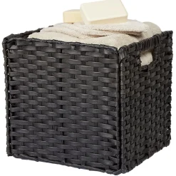 Rangement|Gifi Panière de rangement Box Cube en plastique