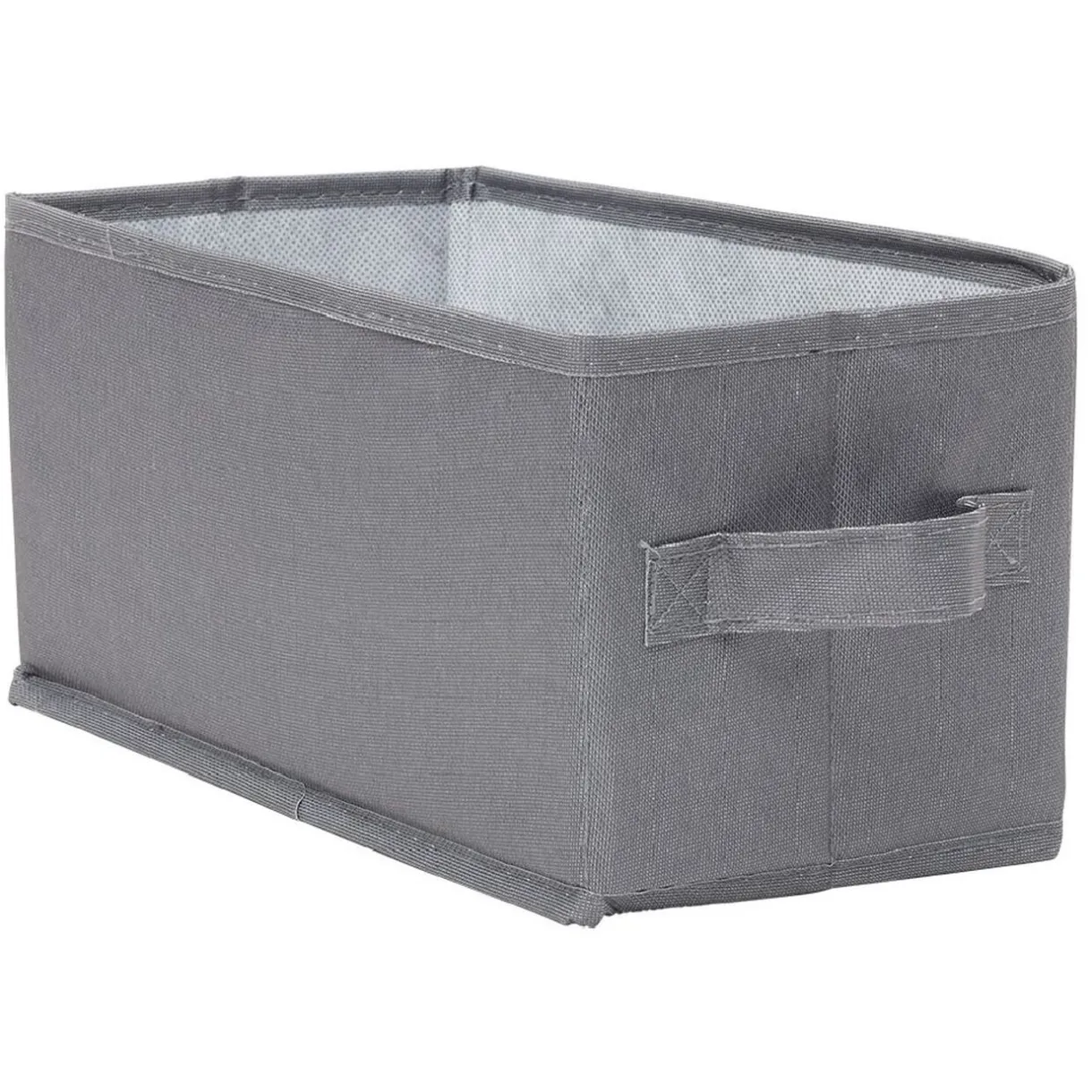 Rangement|Gifi Panière de rangement Box Cube gris 29x15xH15cm
