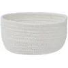 Rangement|Gifi Panière de rangement coton blanc Ø22xH11cm