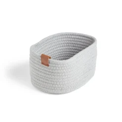 Rangement|Gifi Panière de rangement coton tressé rose 22x16xH11cm - petit modèle