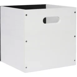 Rangement|Gifi Panière de rangement en pin finition ardoise