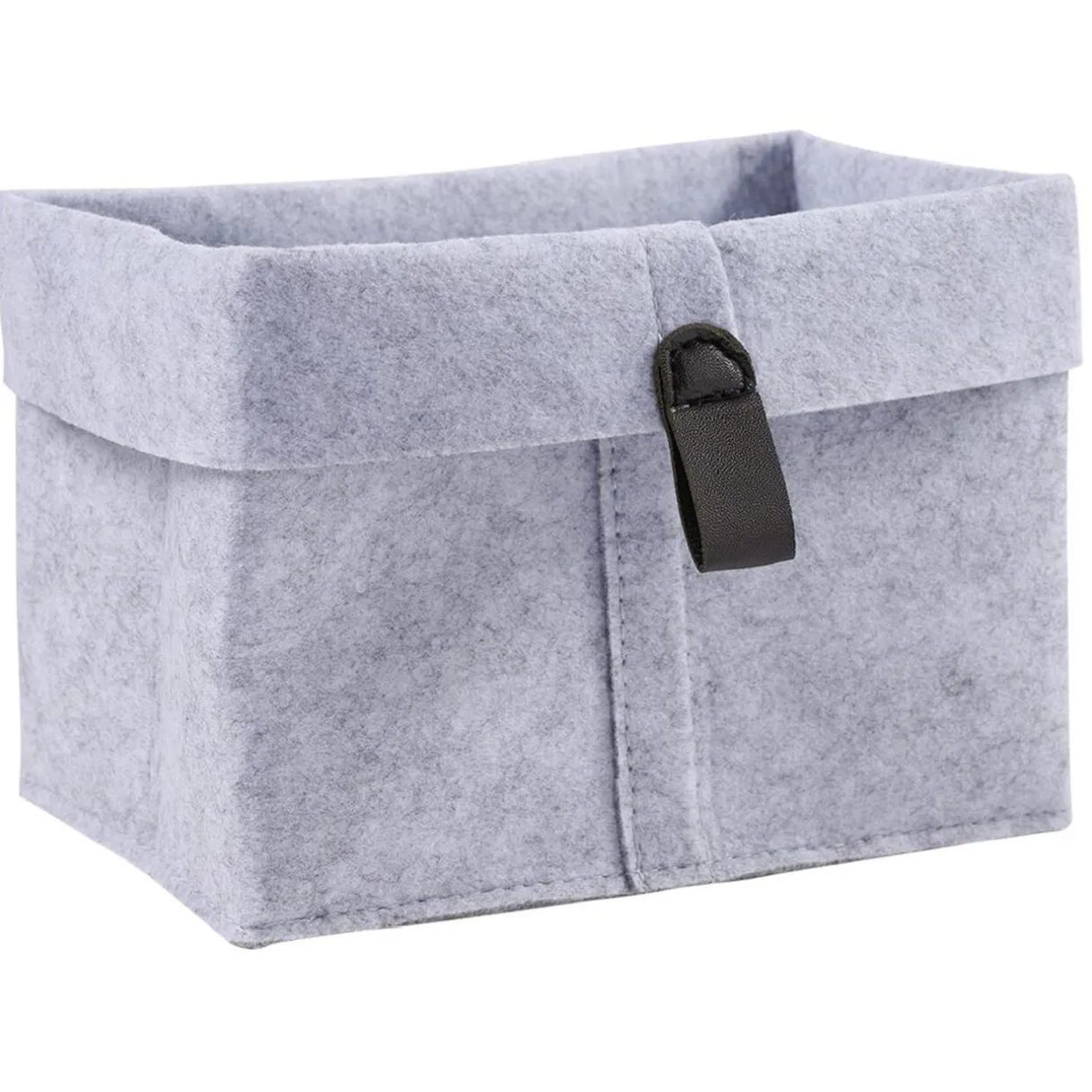 Rangement|Gifi Panière de rangement feutrine gris 19x13xH18cm